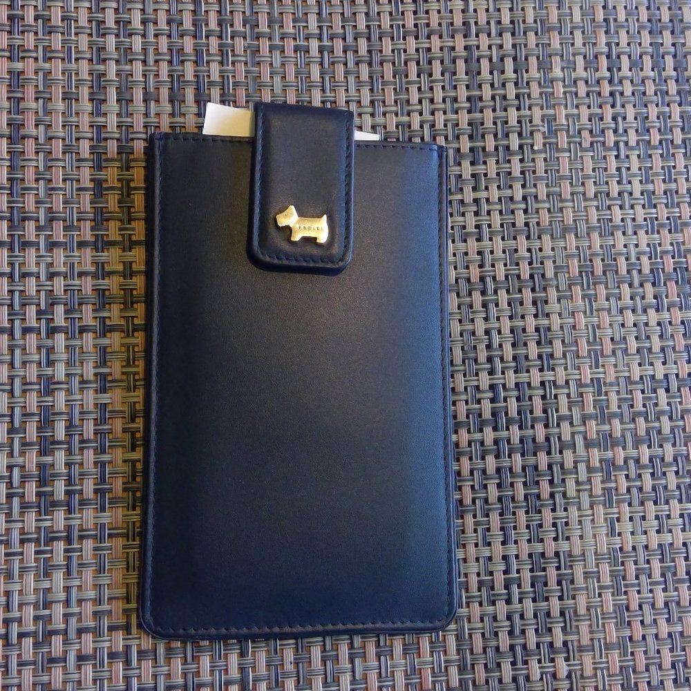 Radley London Leather Card Holder - Black NWT